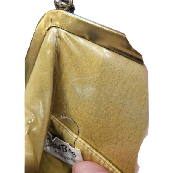 Antique Soure Bag New York Stunning Beaded Floral Purse - Picture 10 of 10